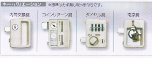 プラロッカー錠前